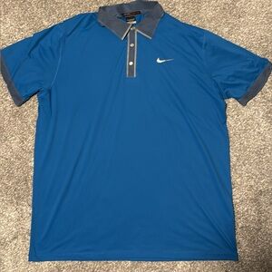 Nike Tiger Woods Collection men’s golf polo Blue large